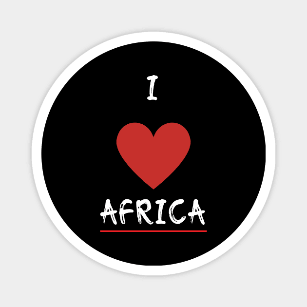 I Love Africa 2 Magnet by PD-Store